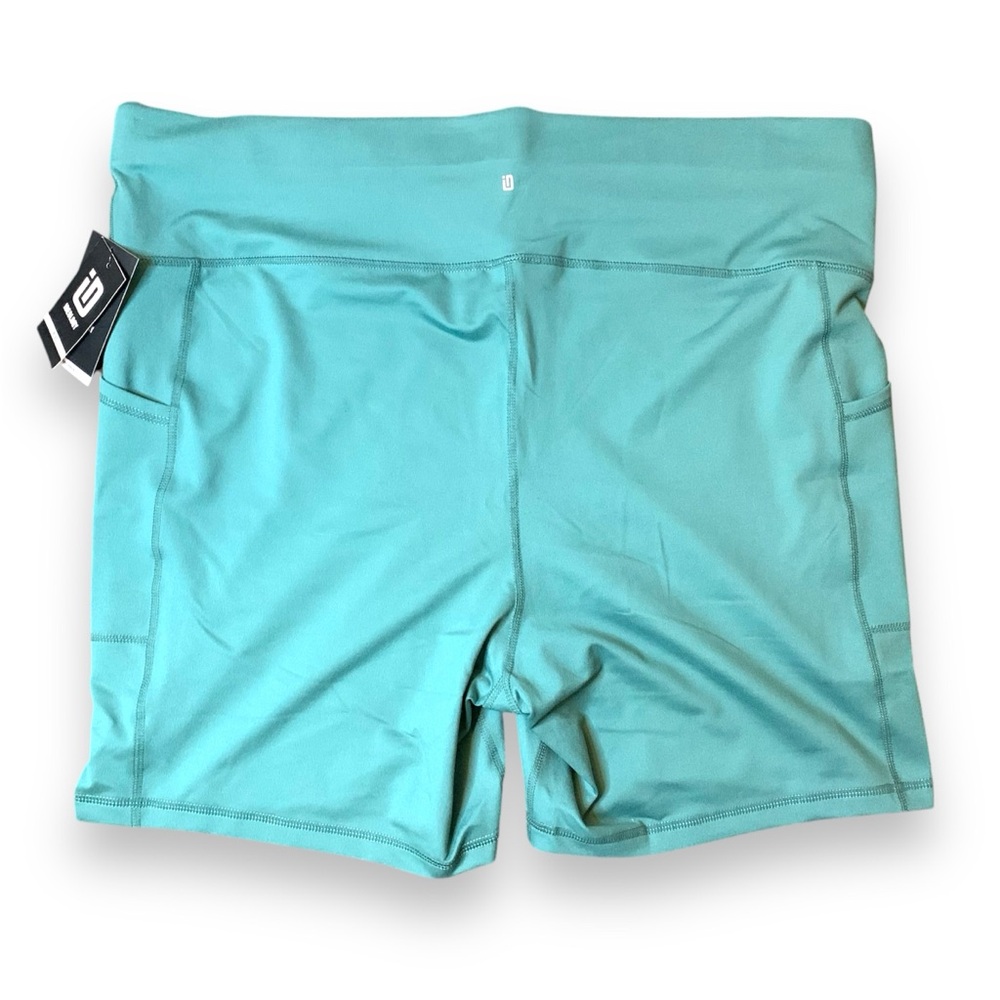 Ideology women’s plus mint green performance compression shorts size 3x - Picture 2 of 5